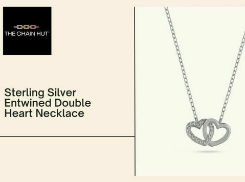 Silver Heart Necklace - Roupas e Acessórios