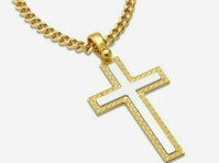 Sterling Silver Cross Pendants for Men - 衣類/アクセサリー