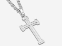 Sterling Silver Cross Pendants for Men - Ubrania/Akcesoria