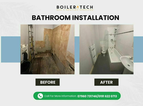 From shell to stylish shower, Boilertech Ne delivers! 🛁✨ - Building/Decorating
