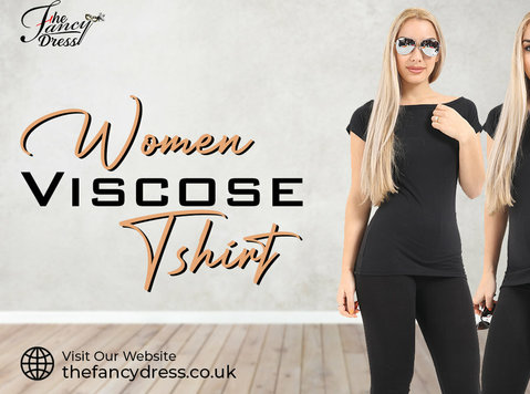 Chic Comfort: Women's Viscose T-shirts - Stylish Everyday We - Clothing/Accessories