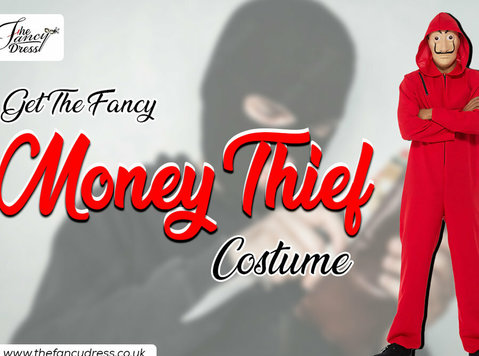 Get The Fancy Money Thief Costume - Imbrăcăminte/Accesorii