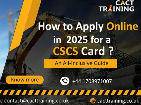 How to Apply Online in 2025 for a Cscs Card - Altele