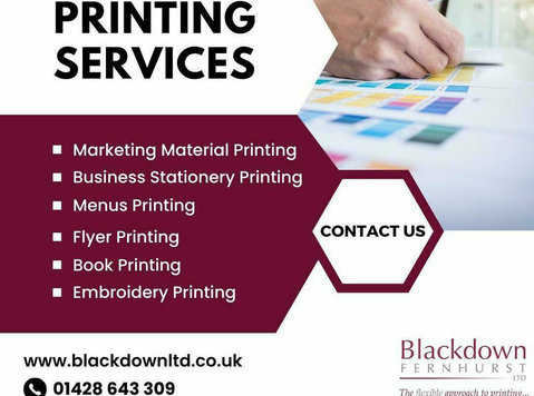 Specialist Printing Services in the Uk by Blackdown Fernhurs - Άλλο