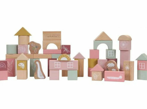Little Dutch Building Blocks in Tons of Pink - Miminka a děti