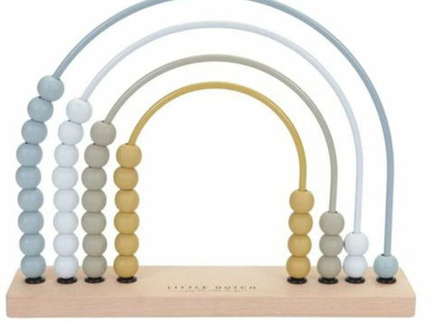 Little Dutch Rainbow Abacus - Blue - Μωρουδιακά/Παιδικά
