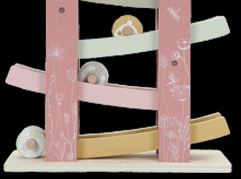 Little Dutch Ramp Racer Pink Flowers - Miminka a děti