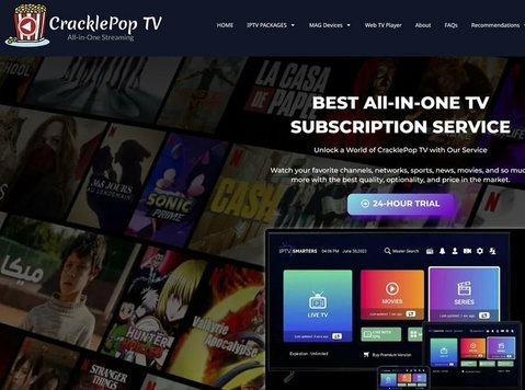 Cracklepop Tv: All-in-one Streaming Tv/vod Service - Electronics