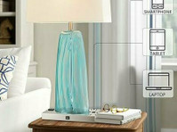 Usb Table Lamp Set of 2, Lms 28" Bedside Table Lamps with Us - Furniture/Appliance