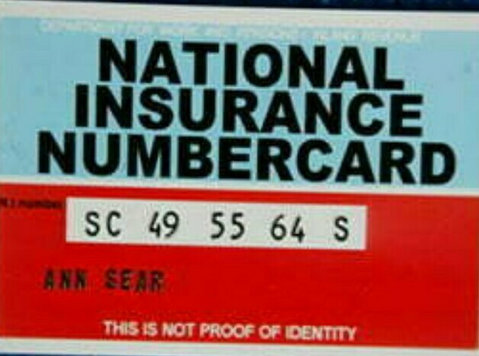 Buy National Insurance Number Cards - Autres