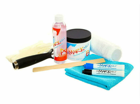 Remarkable Whiteboard Dry Erase Paint 50 ft² White Full Kit - Citi