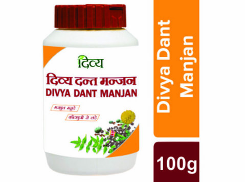 Sparkling Smile Secret: Buy Divya Dant Manjan for Oral Radia - Andet