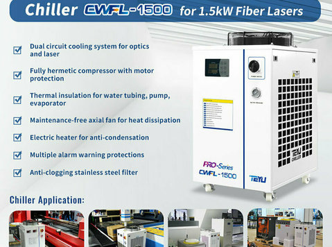 laser chiller for 1500w fiber laser cutter welder engraver - غيرها