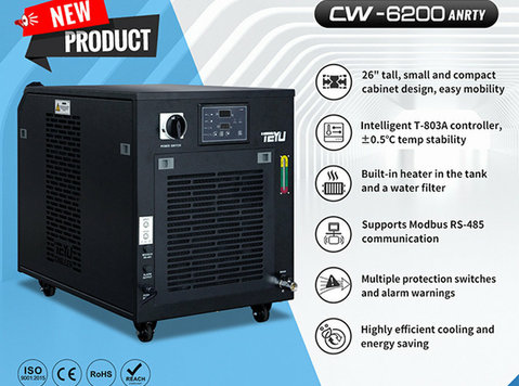 teyu industrial chiller cw-6200anrty for laboratory equipmen - Altro