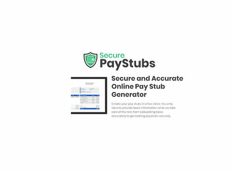 securepaystubs:online pay stub generator with accurate taxes - Право/Финансии
