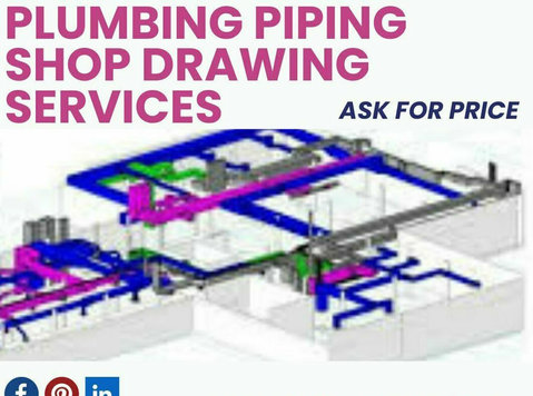 Plumbing Piping Outsourcing Shop Drawing Services in Usa - אחר