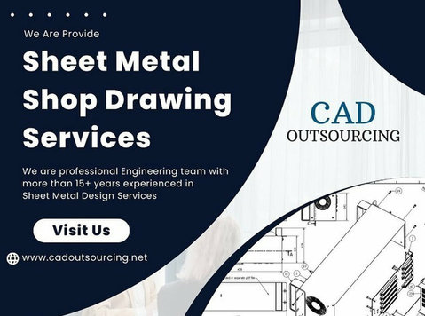 Sheet Metal Shop Drawing Services Provider - Cad Outsourcing - Otros