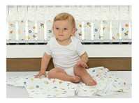 Delta Children 100% Cotton Flannel Baby Receiving Blankets f - חפצי ילדים/תינוקות