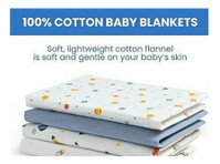 Delta Children 100% Cotton Flannel Baby Receiving Blankets f - Articoli per neonati/Bambini