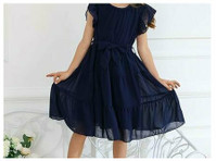 Swing Flared Belted Casual Party Dress - 의류/악세서리