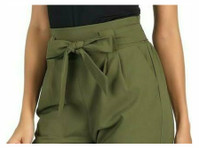Womens Casual High Waist Pencil Pants - Abbigliamento/Accessori