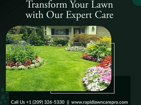 Lawn Maintenance Services & Lawn Mowing Services Stockton - Gardening