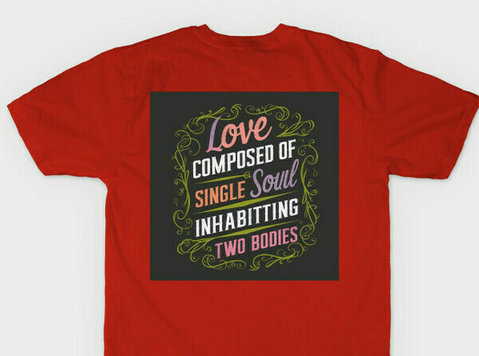 Love is composed of a single soul inhabiting two bodies. - Roupas e Acessórios