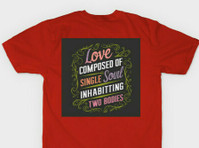 Love is composed of a single soul inhabiting two bodies. - Clothing/Accessories
