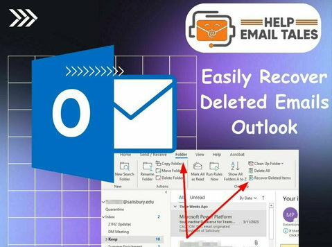 Easily Recover Deleted Emails Outlook - Drugo
