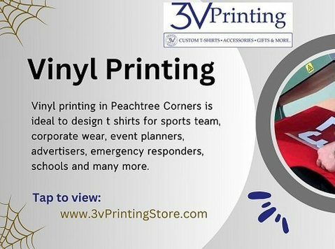Explore Premium Vinyl Printing at 3v Printing Store - Clothing/Accessories