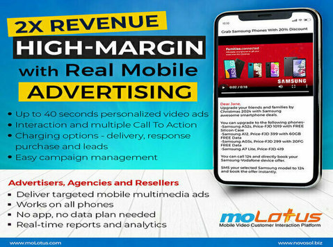 Ensure high margin revenues for your business using moLotus - Services: Other