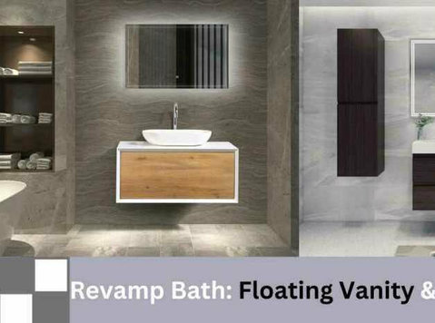 Revamp Bath: Floating Vanity & Vessel Sink! - Meubels/Witgoed