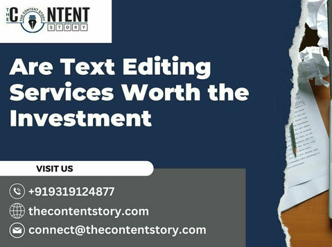 Are Text Editing Services Worth the Investment - Outros