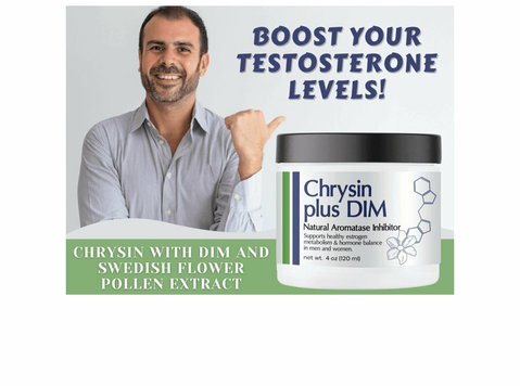 Chrysin with DIM and Swedish Flower Pollen Extract - אחר