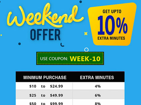 Weekend Coupon Code Offers in the World from Amantel - Informatique/ Internet