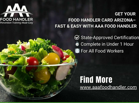 Fast-track Your Career: Earn Your Food Handler Card Arizona - Diğer