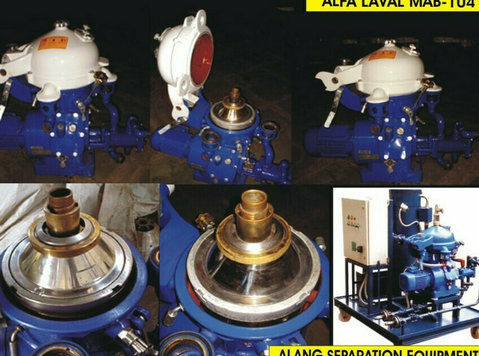 Recond. Alfa Laval industrial centrifuge separator spares - Städning
