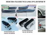 Mercedes Pagode W113 bumpers with over rider (1963 -1971) - Коли/Мотори