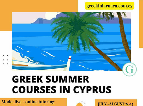 Griechisch Sommer-sprachkurse in Zypern, Juli – August 2025 - Taalcursussen