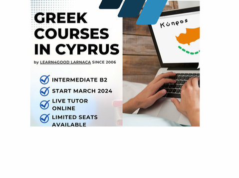 Griechisch-sprachkurse in Zypern beginnend am 1. März 2024 - Các lớp học tiếng