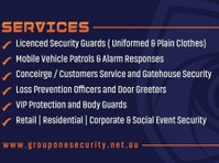 Group One Security Services Pty Ltd (2) - Security services