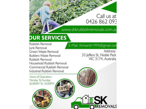 Hire Skip Bin for Rubbish Removal Melbourne | Sk Removals - Home & Garden Services