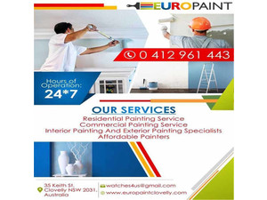 Euro Paint | Professional painting services in Clovelly - Painters & Decorators