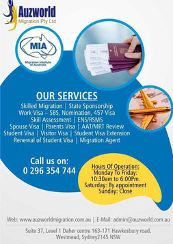 Skilled Migration | Auzworld Migration pty ltd - Immigration Services