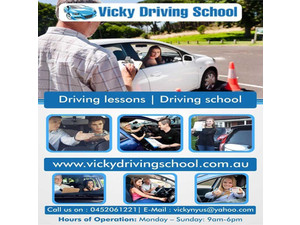 Vicky Driving School | Driving school in Broad meadows - Шофьорските курсове, инструктори и уроци