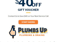 Plumbs Up Plumbing & Drains (2) - Hydraulika i ogrzewanie