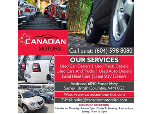 Canadian Motors Ltd. | Used car dealers in Surrey - Dealerzy samochodów (nowych i używanych)