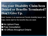 Toronto Disability Lawyers - Yazdani Law Office (1) - Réseautage & mise en réseau