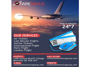 Farenexus Group | Airline tickets - Vluchten, Luchtvaartmaatschappijen & Luchthavens