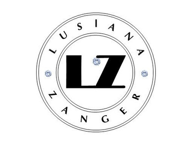 LUSIANA ZANGER Glas und Leder Accessoire - Import / Export